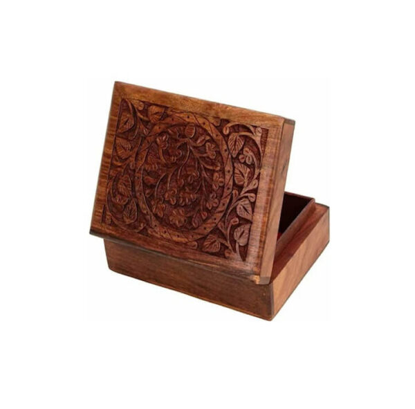 Tree of life carved box open (1)