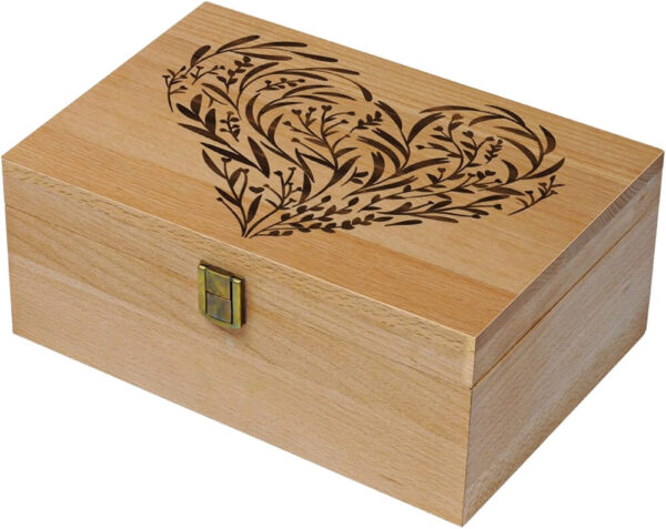 laser cut wood box