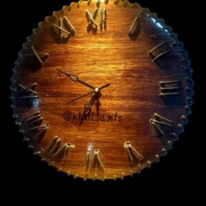 wooden wall clock (1)